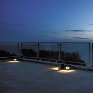 YD112-Black Square Pillar Lamp Waterproof Outdoor Light 