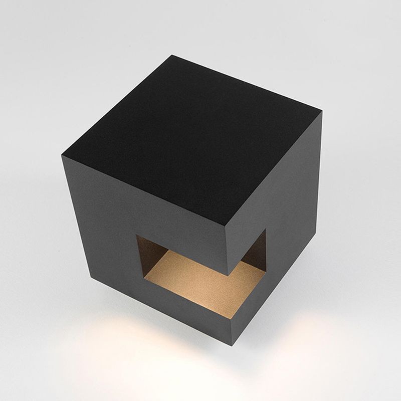 YD112-Black Square Pillar Lamp Waterproof Outdoor Light 