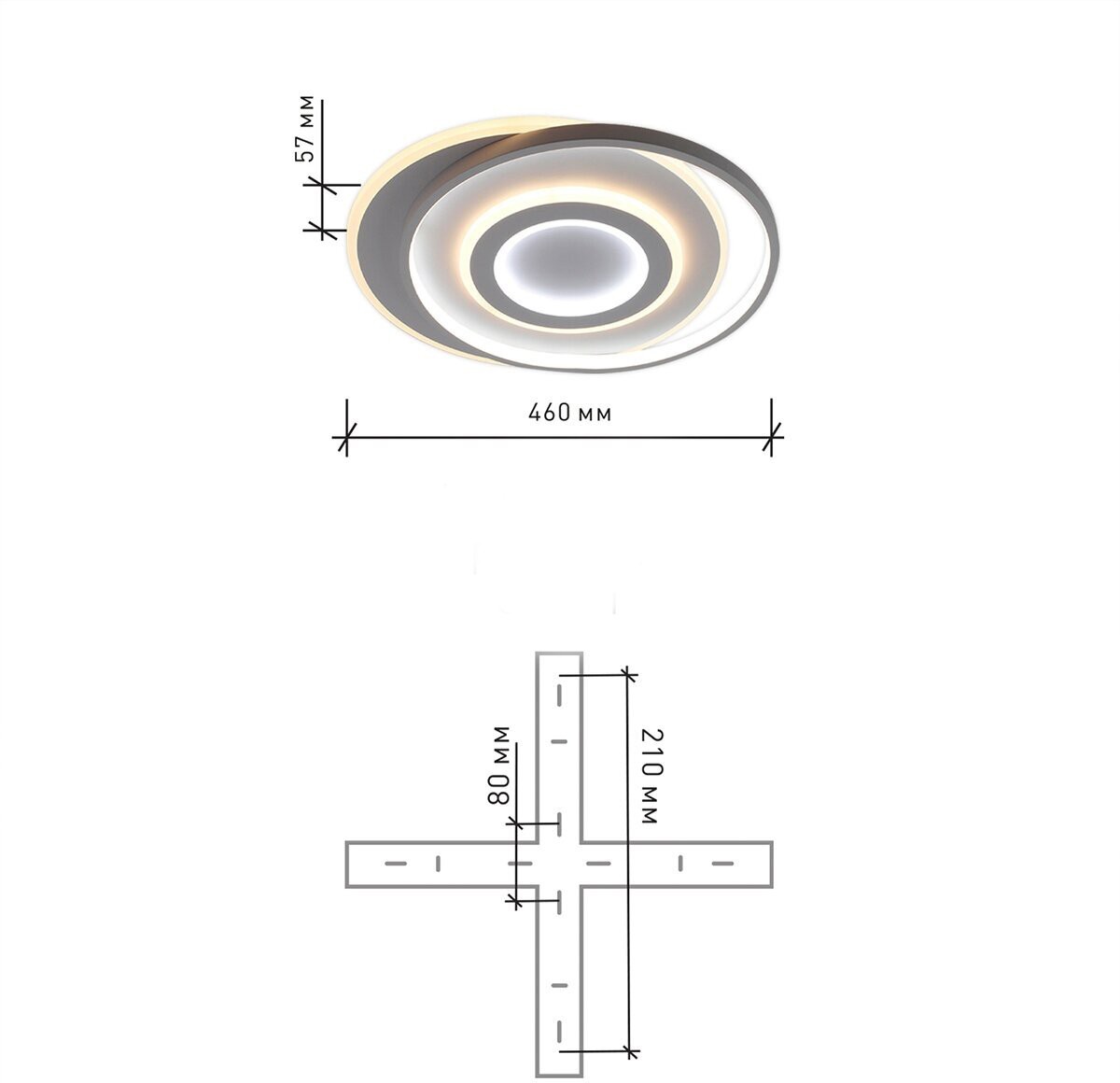 3CCT Circle Ceiling Light