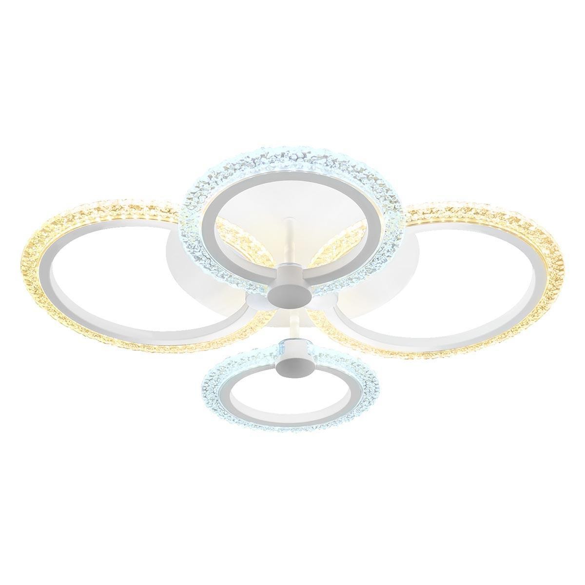 4-circle 3CCT acrylic ceiling light