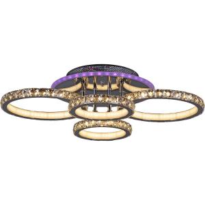 4-circle RGB crystal LED ceiling light 3CCT