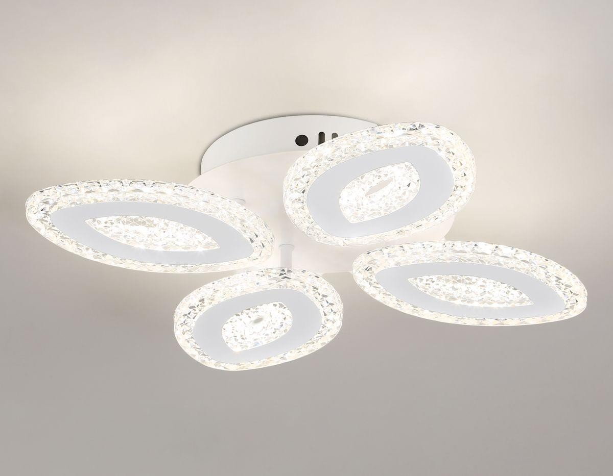 4-head imitation crystal acrylic ceiling lamp