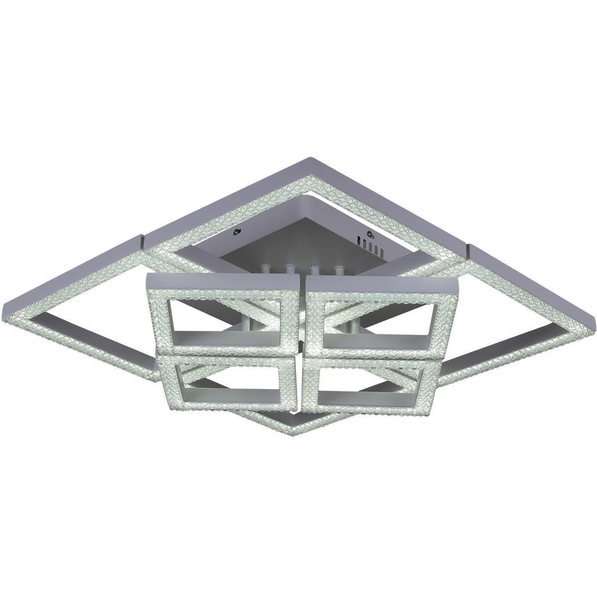 Acrylic crack square 3CCT ceiling light