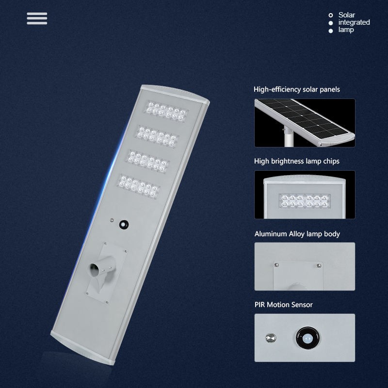 YD41-60W/90W/120W/150W Outdoor All In One Solar Led Street Light