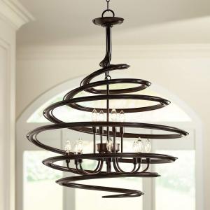 Artistic vortex chandelier