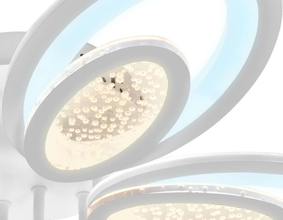 Bubble double ellipse ceiling lamp