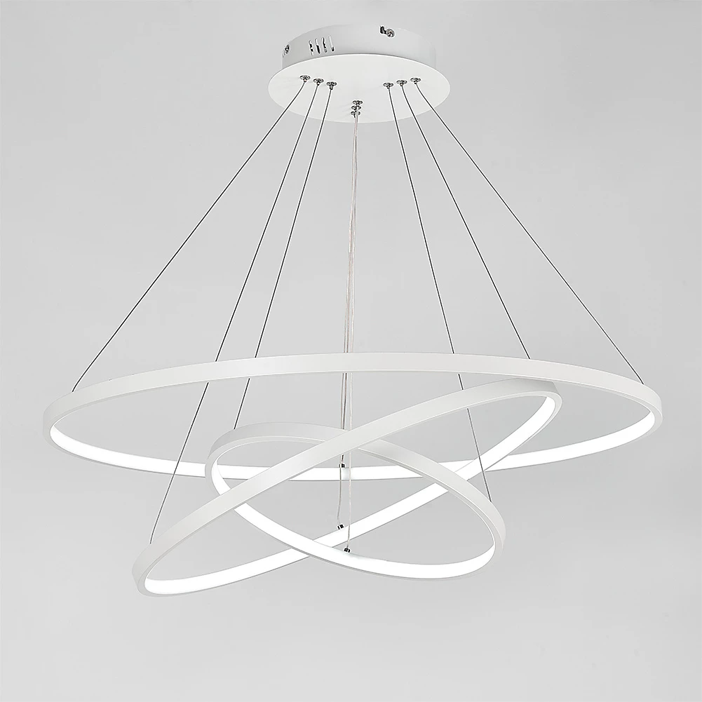 Circle DIY aluminum chandelier