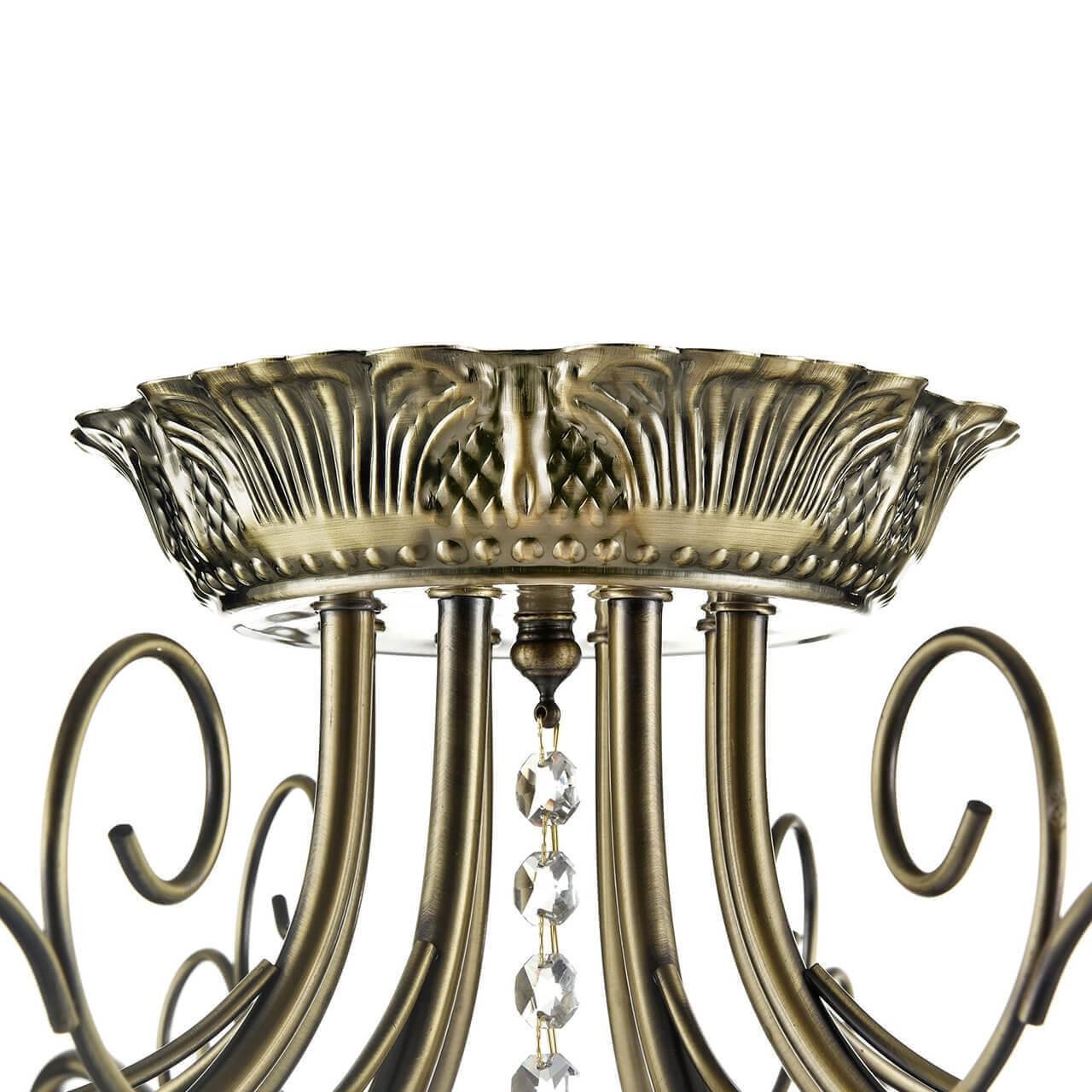 Classic luxury bronze glass ceiling lamp