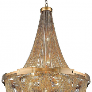 Classic retro style brass tassel chandelier