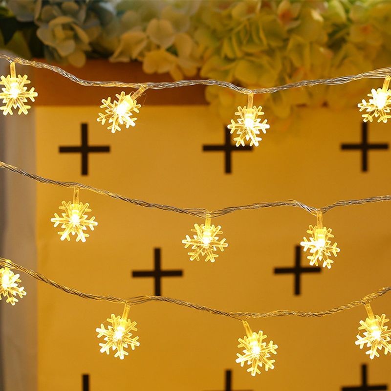 YD13-Clear Snowflake Party Light Minimalism 40 /80 Heads