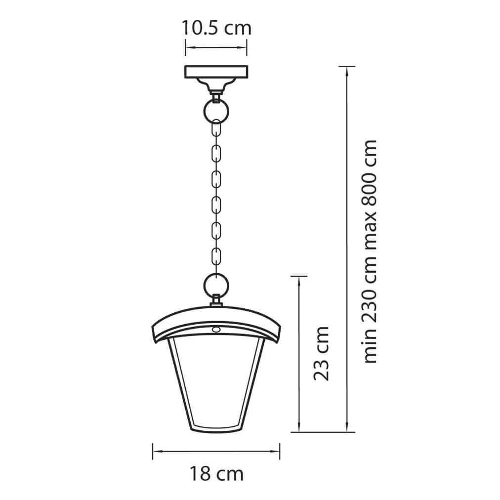 YD126-Classic Outdoor Waterproof Corridor Chandelier