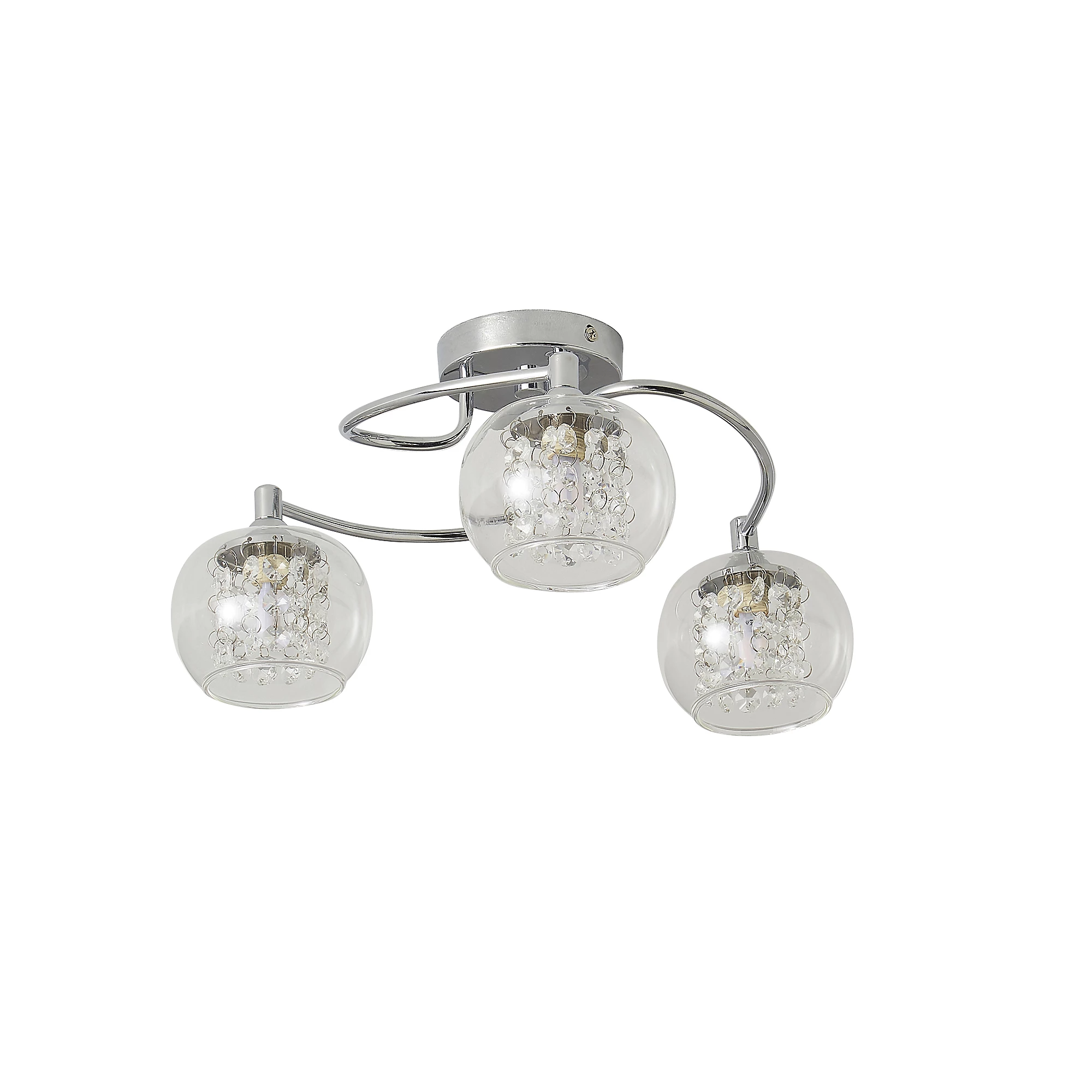 Crystal beads elegant and exquisite ceiling lamp