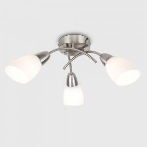 Curved arm cross design ceiling light