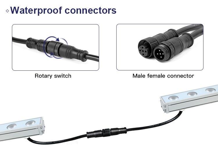 YD44-Architecture Building DMX RGB LED Linear Wall Washer