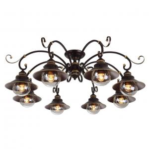 Emperor Retro Red Bronze Ceiling Lamp