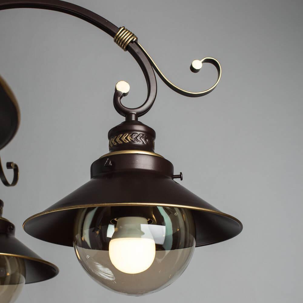 Emperor Retro Red Bronze Ceiling Lamp