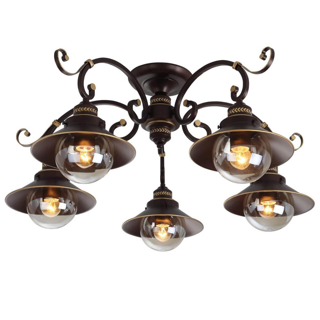 Emperor Retro Red Bronze Ceiling Lamp