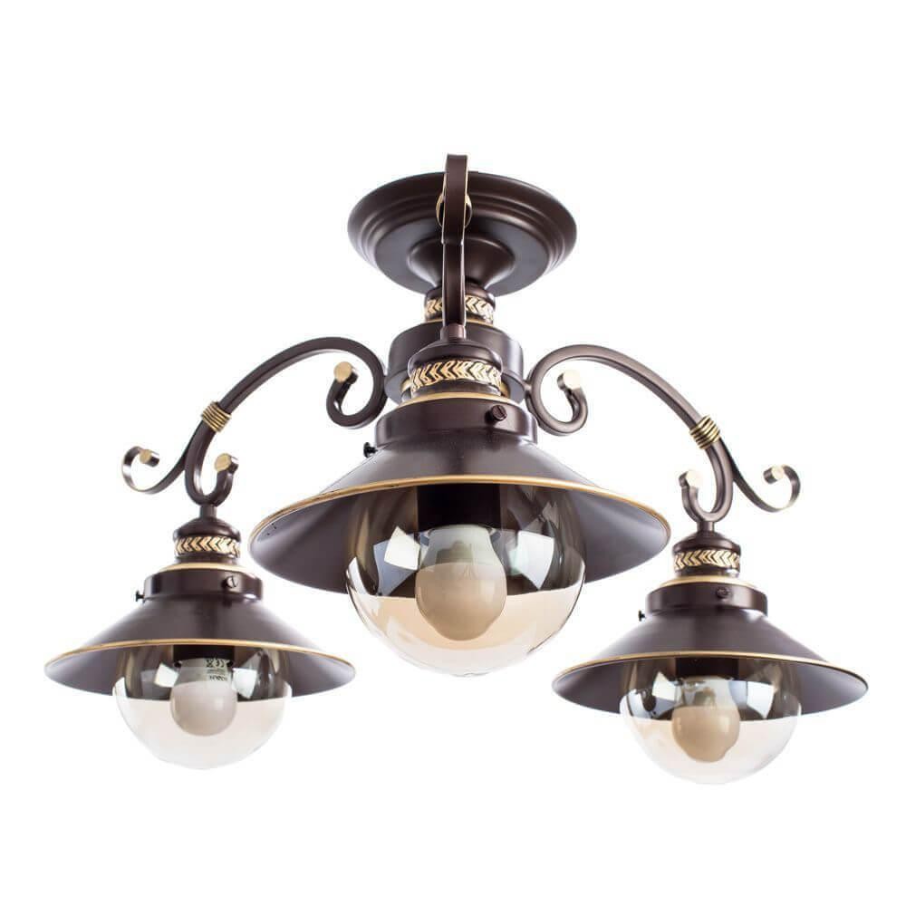 Emperor Retro Red Bronze Ceiling Lamp