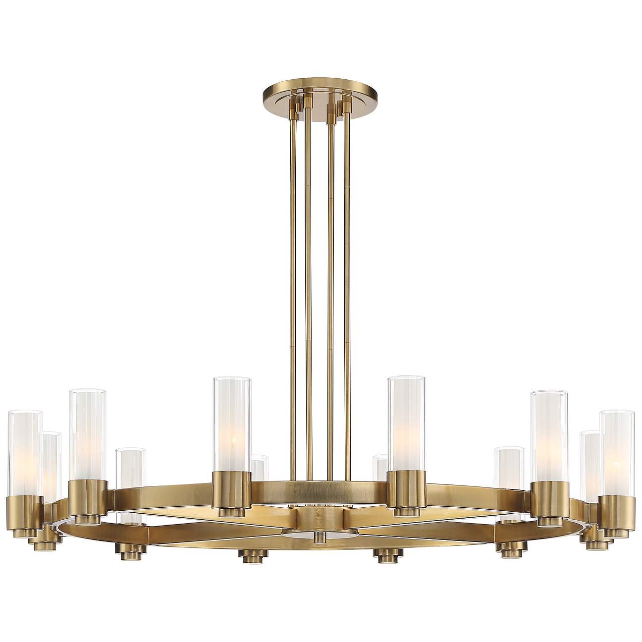 Exquisite imitation yellow bronze chandelier