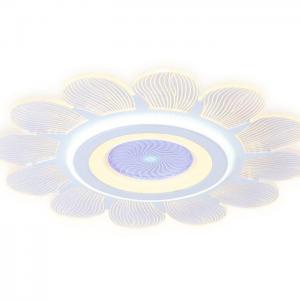 Flower-shaped acrylic ceiling light