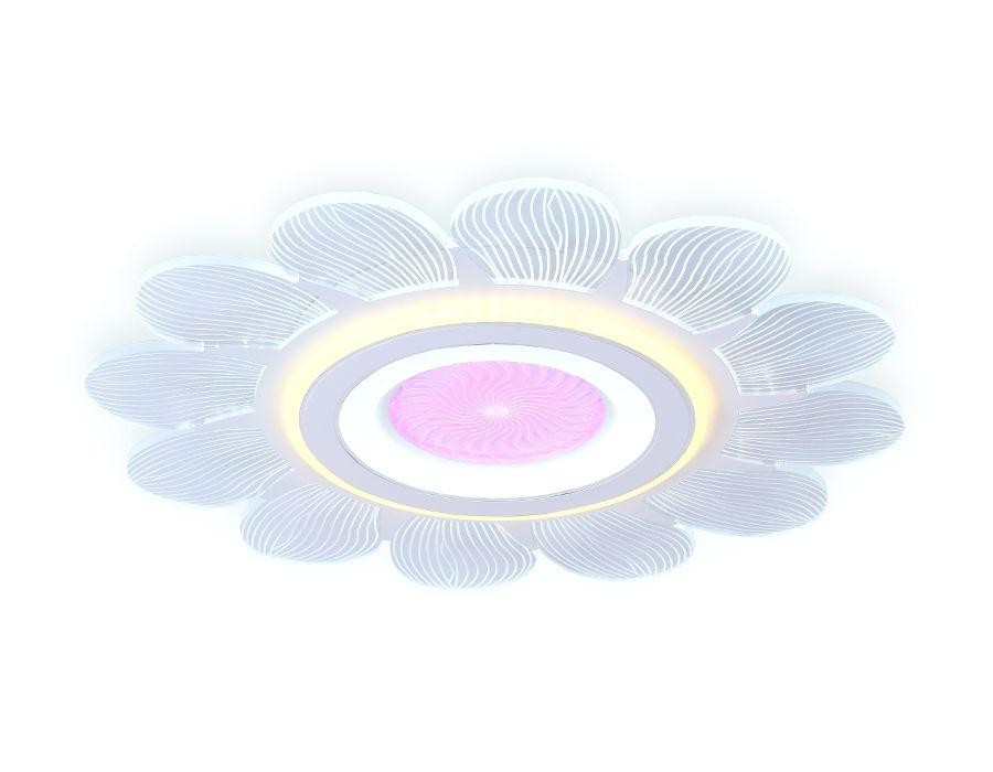 Flower-shaped acrylic ceiling light