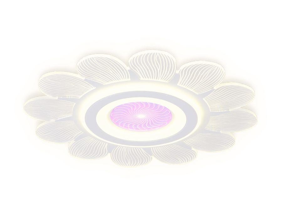 Flower-shaped acrylic ceiling light