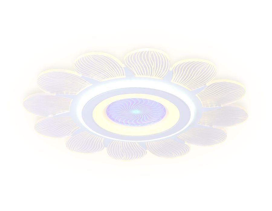 Flower-shaped acrylic ceiling light