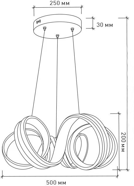 Flower-shaped silicone ceiling lamp