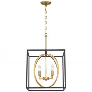 Geometric Cube Cage Chandelier