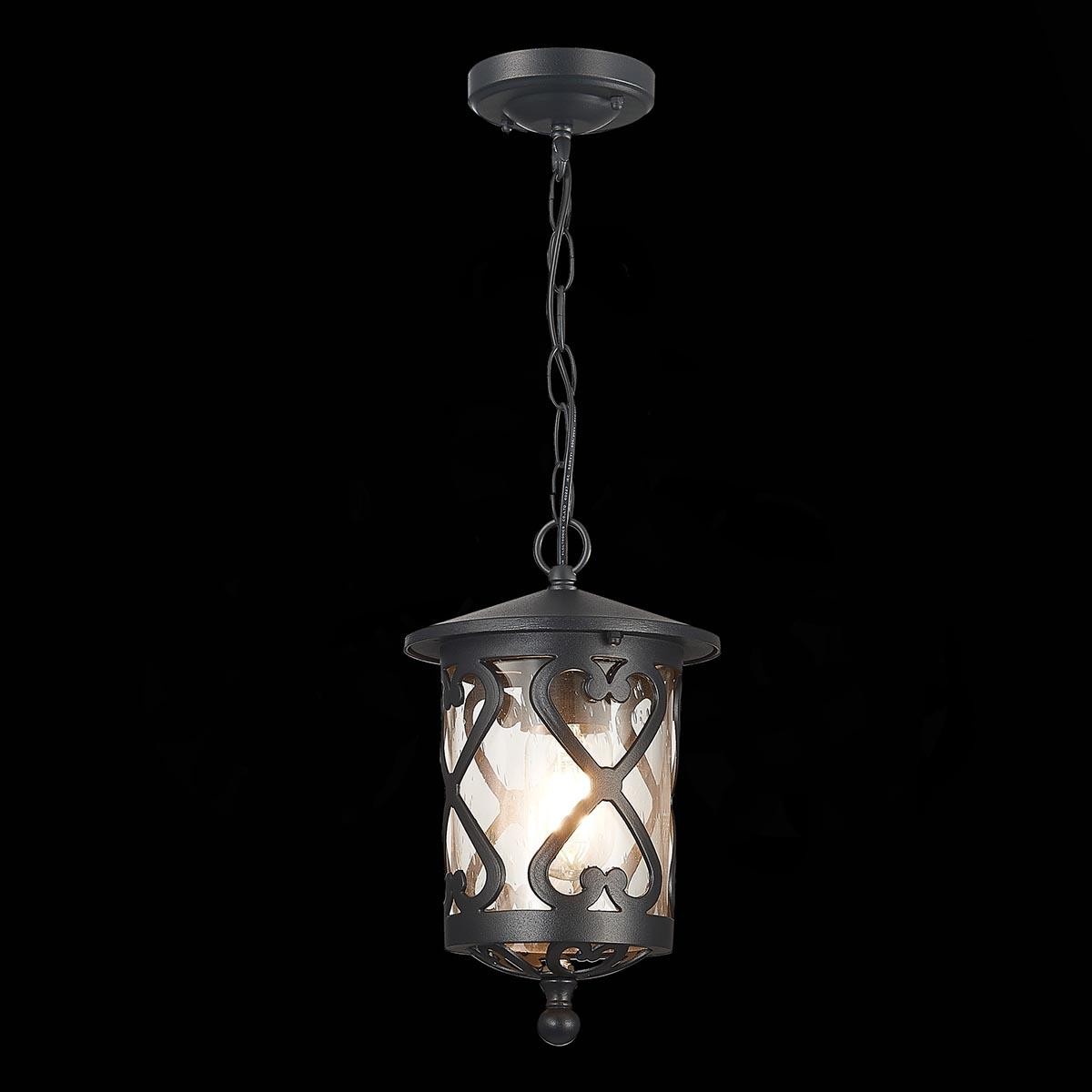 YD145-Classic black outdoor waterproof IP44 chain chandelier