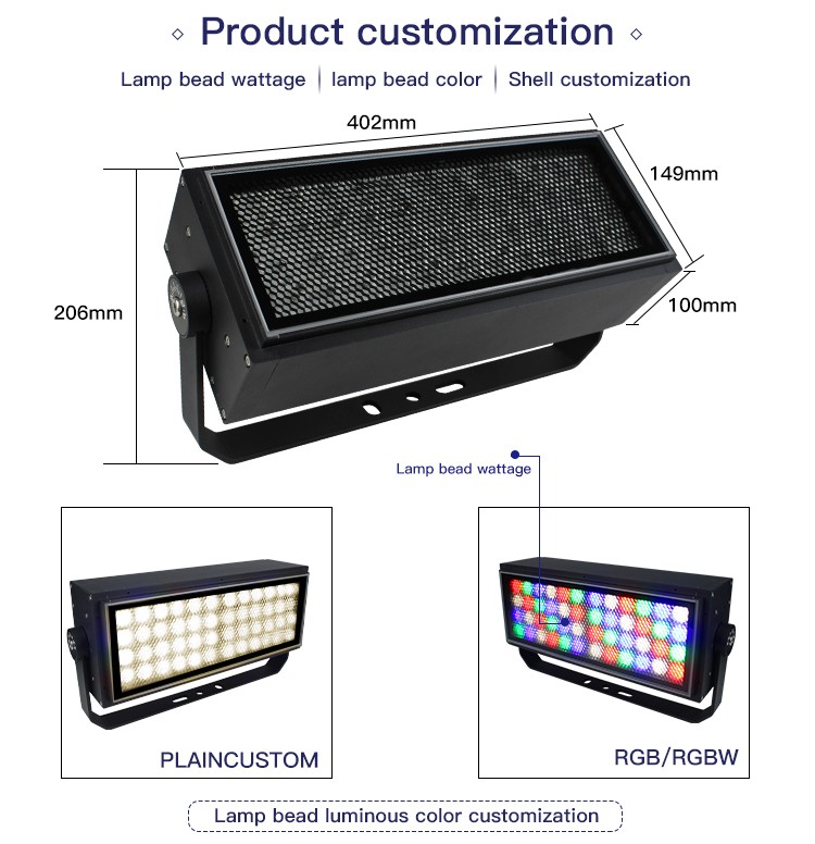 YD80-Led Floodlight Outdoor 36w 48w IP65 DMX LED RGB Floodlight