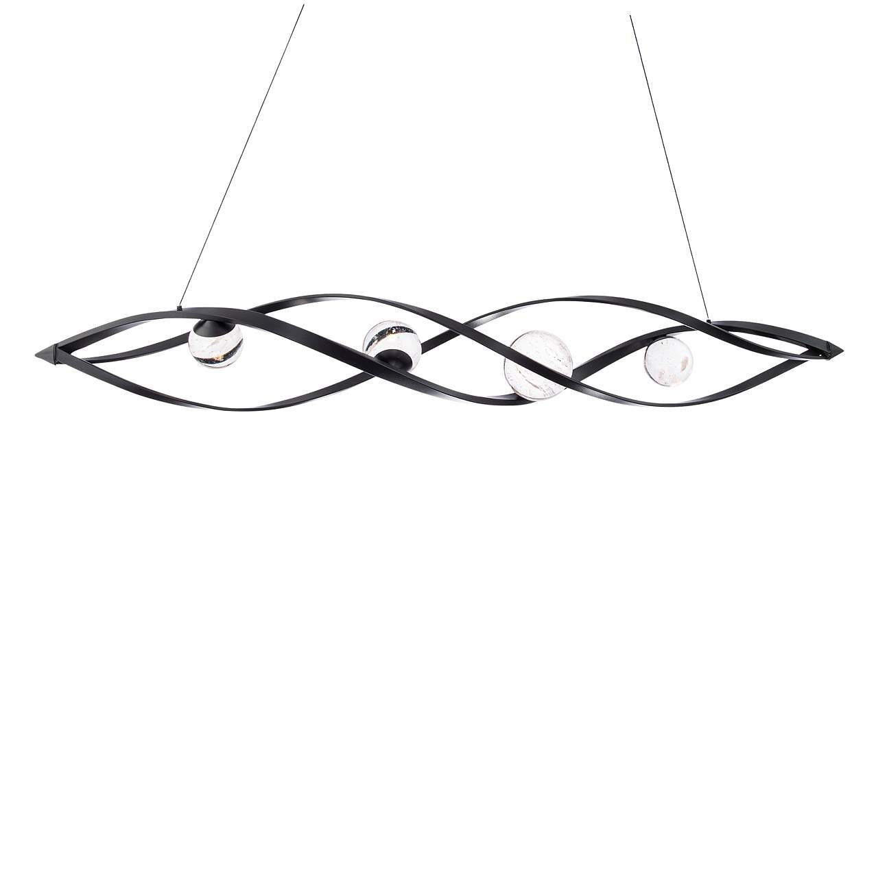 Irregular 4-ball linear chandelier