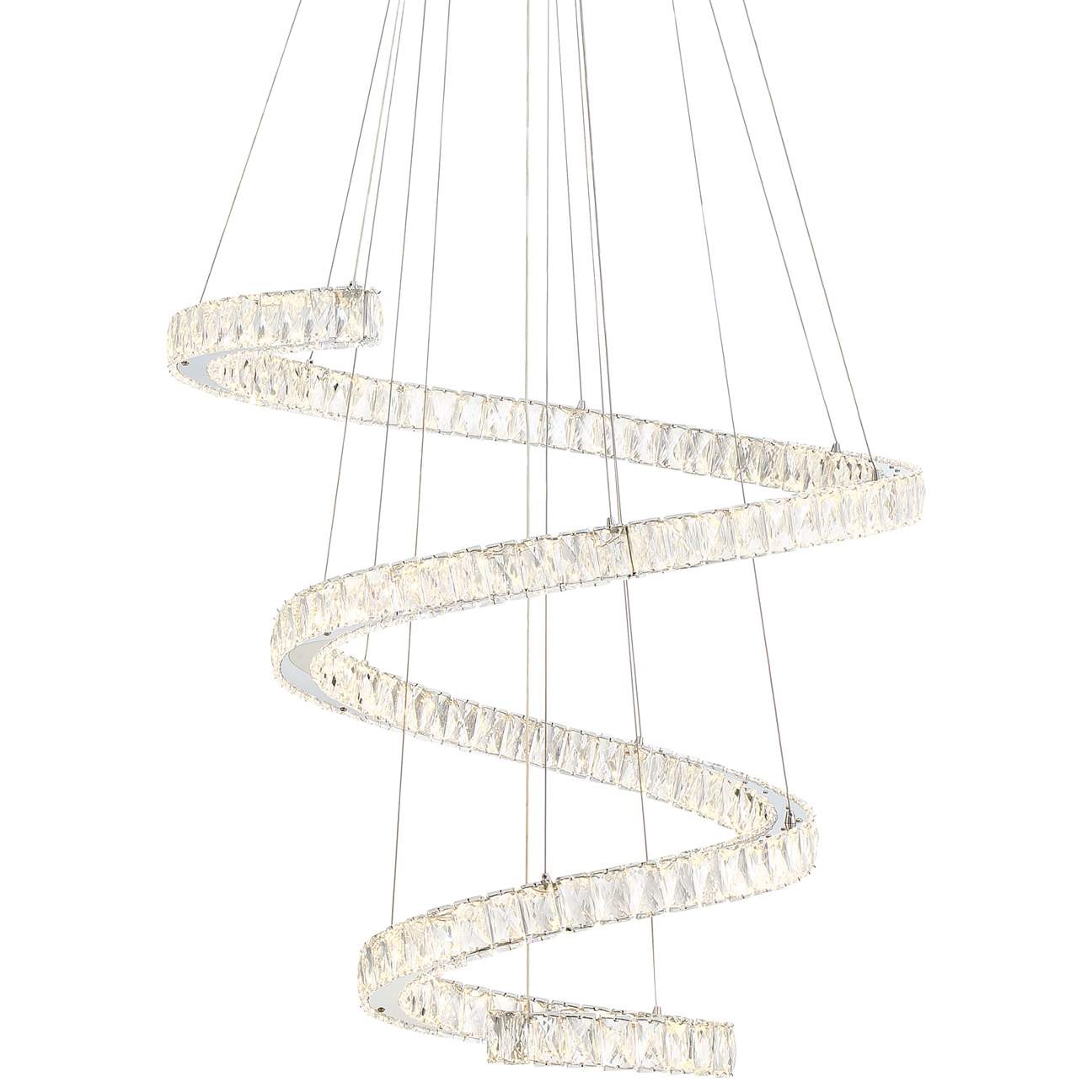 K9 crystal LED chandelier is elegant and shining