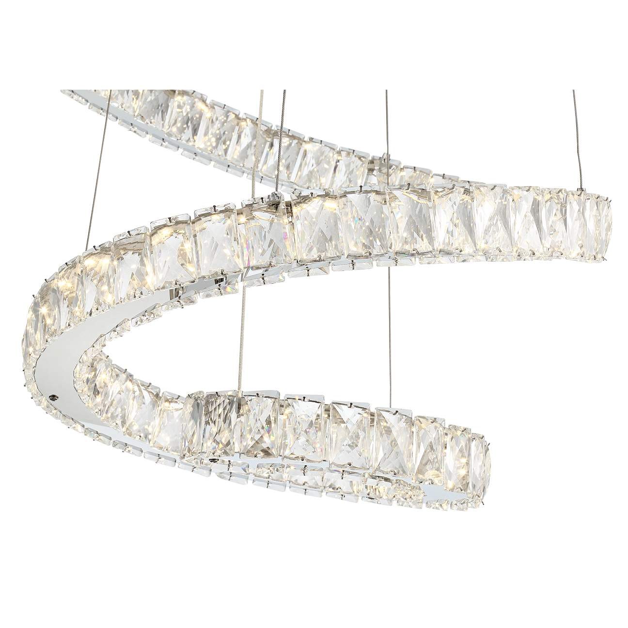 K9 crystal LED chandelier is elegant and shining