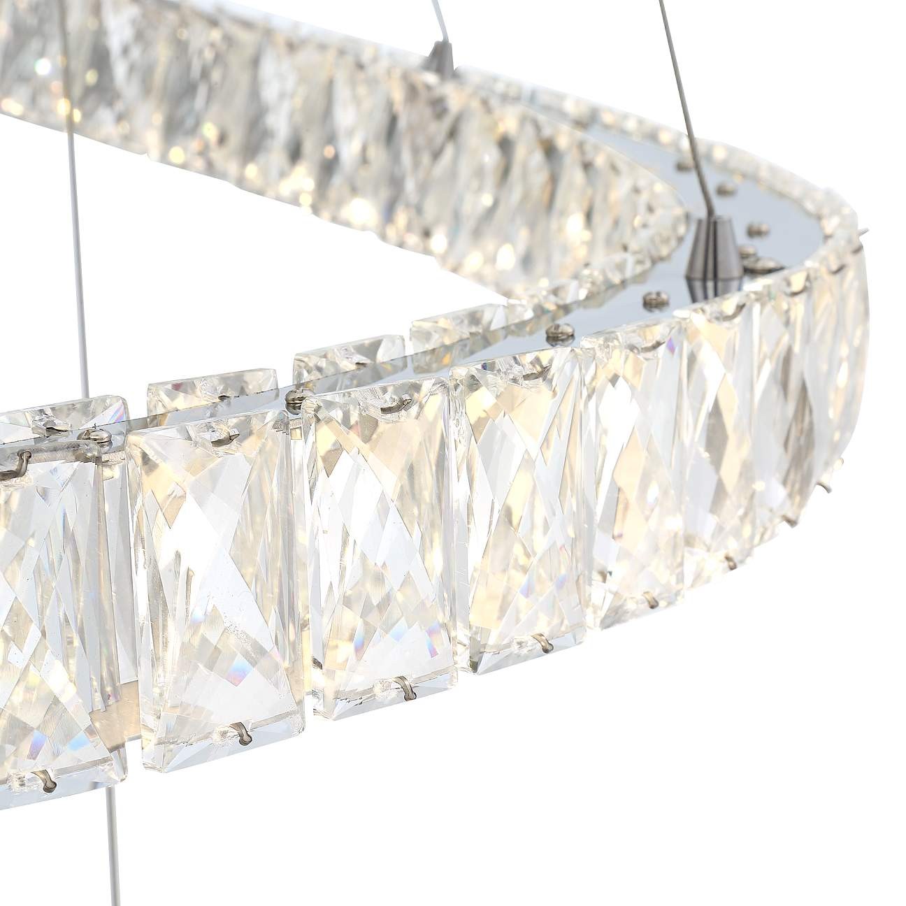 K9 crystal LED chandelier is elegant and shining