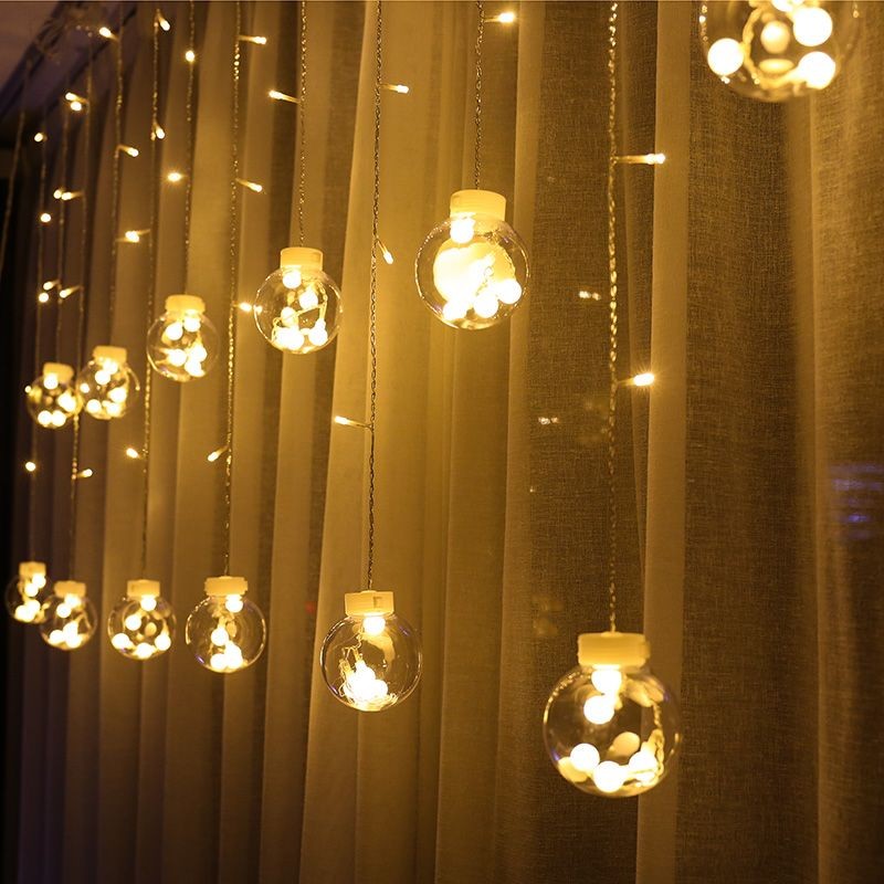 YD14-Curtain Bedroom LED Fairy Lighting Decorative Battery