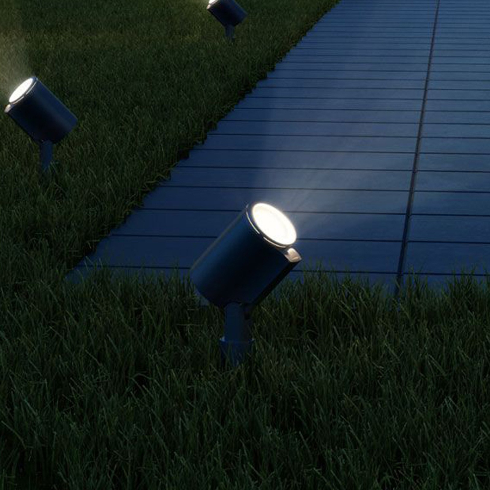 YD105-Decorative LED Outdoor Spotlights Integrated Floor Nails