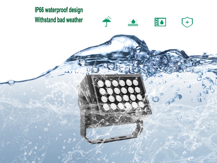 YD77-Outdoor building 24W narrow beam Angle LED floodlight