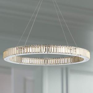 LED modern ring crystal chandelier