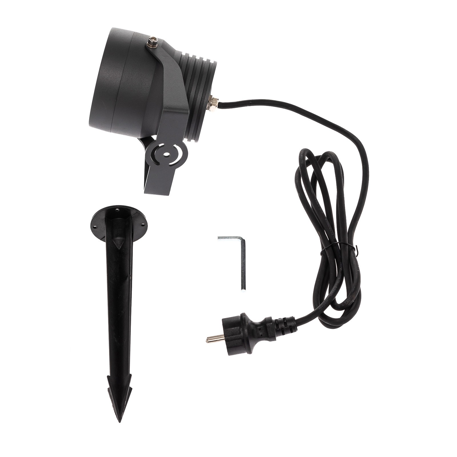 YD96-Practical LED outdoor spotlight Maris with integrated grounding spike, IP65