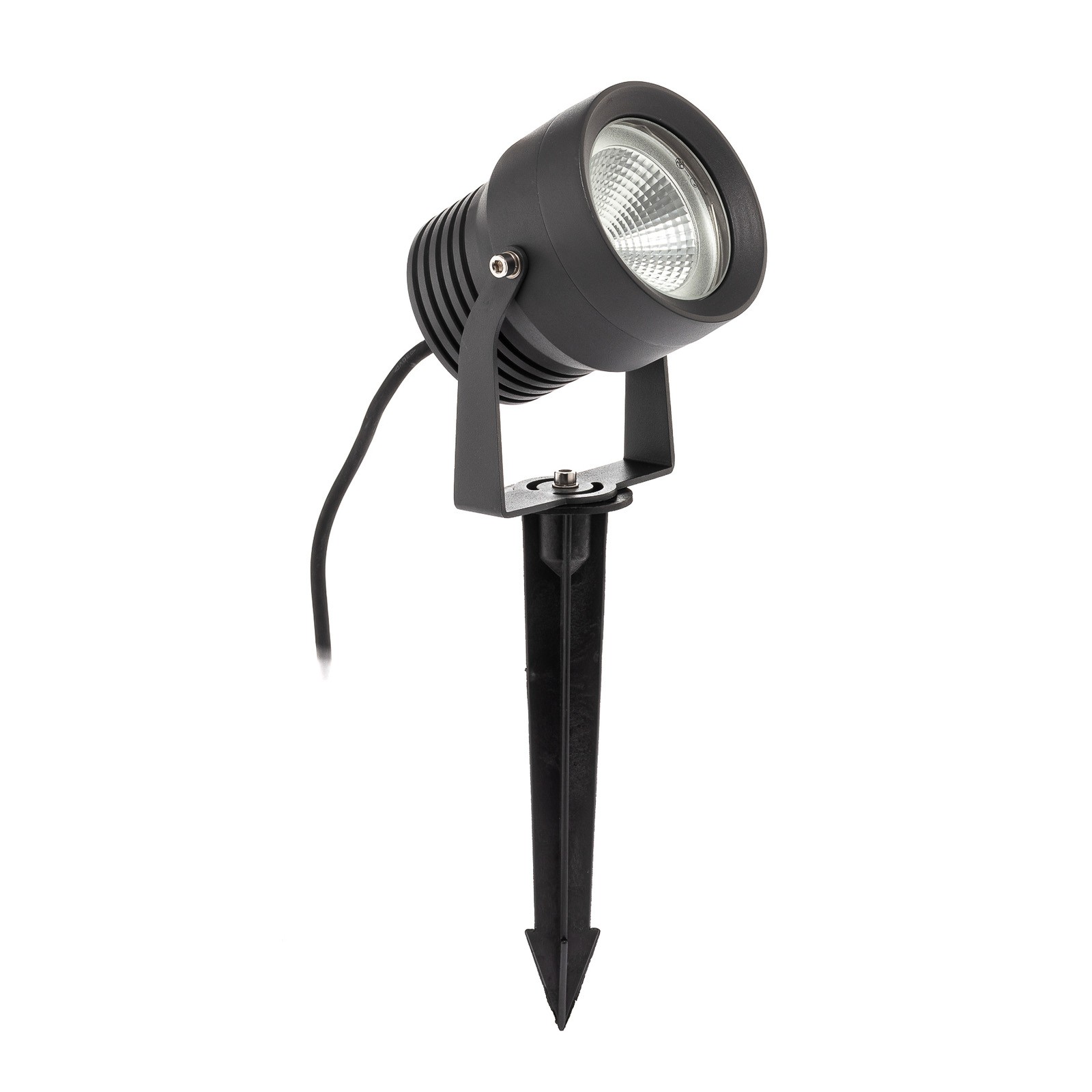 YD96-Practical LED outdoor spotlight Maris with integrated grounding spike, IP65