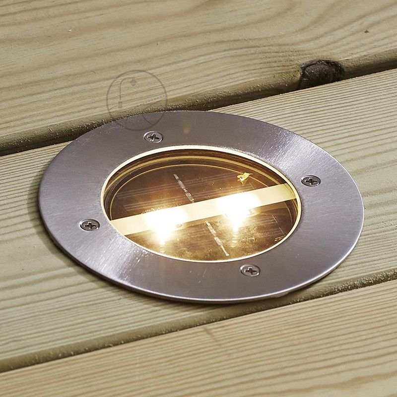 YD11-Round LED Solar Recessed Light Deck Light