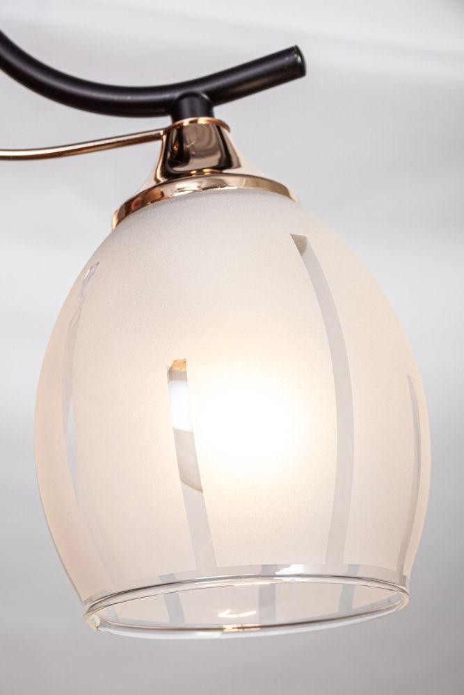 Milky white glass ceiling lamp