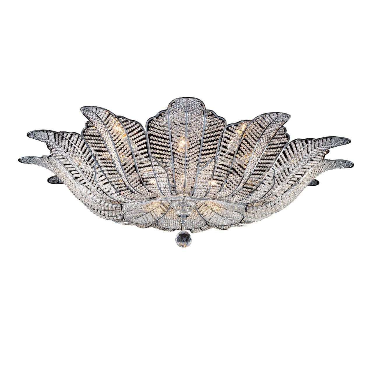 Modern K9 Crystal Maple Leaf Ceiling Lamp