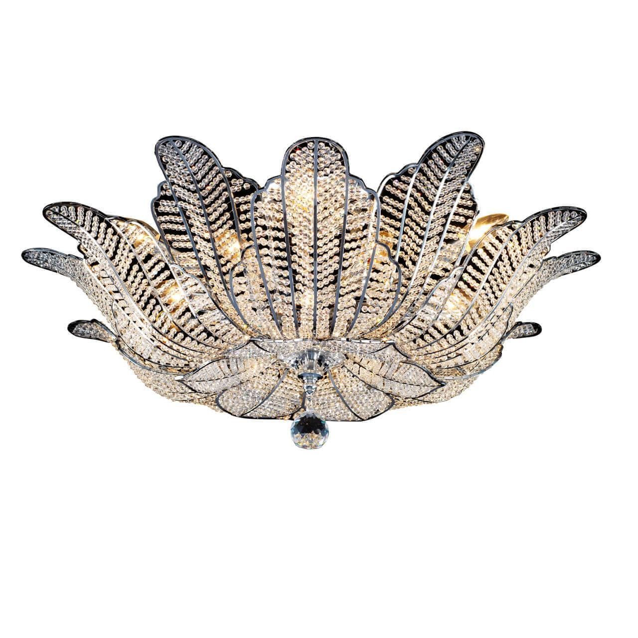 Modern K9 Crystal Maple Leaf Ceiling Lamp