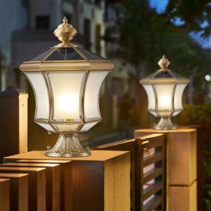 YD79-Drum Shape Metal Outdoor Lamp Modern Style