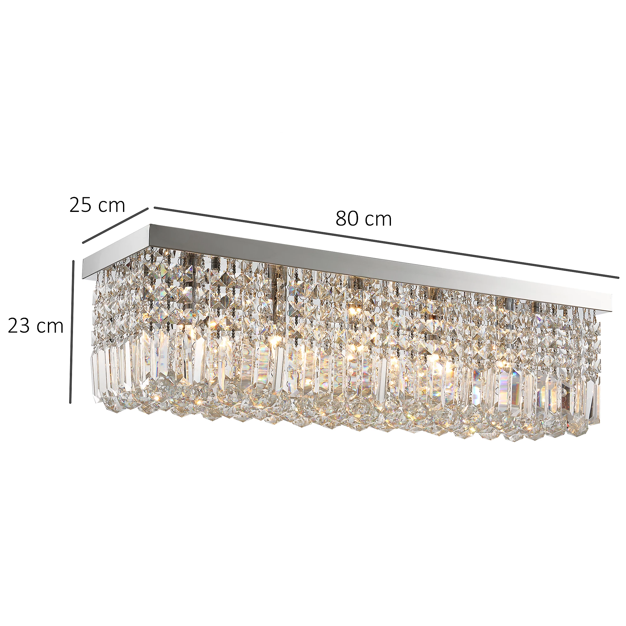 Modern and elegant K9 crystal chandelier with simple appearance