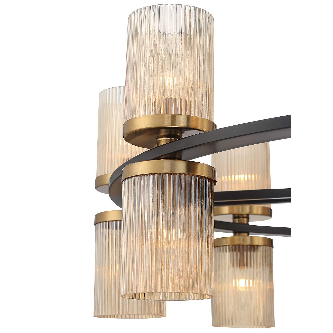 Modern industrial style double-layer chandelier