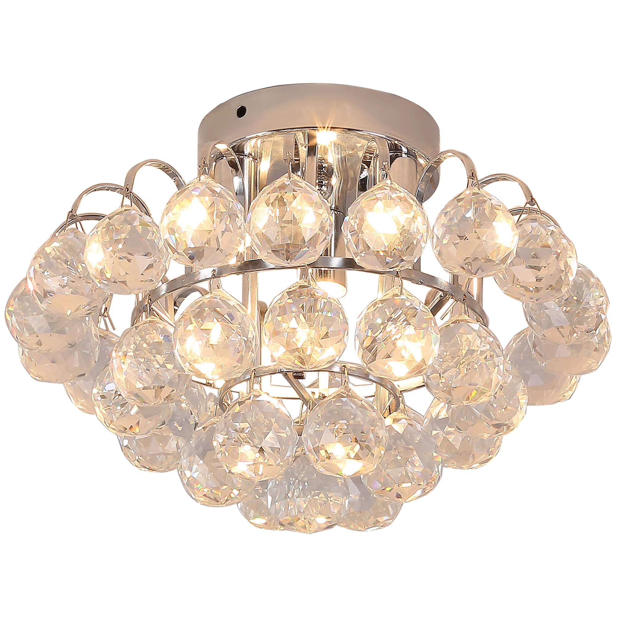 Modern luxury K9 crystal ball ceiling lamp