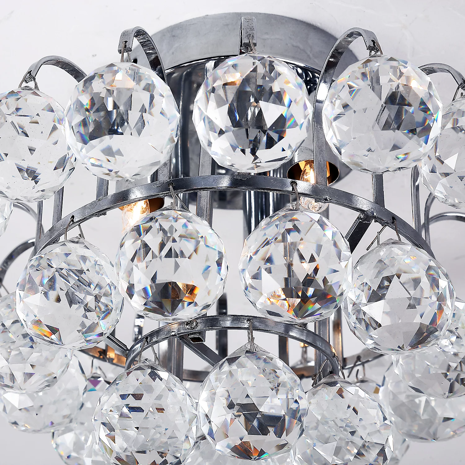 Modern luxury K9 crystal ball ceiling lamp